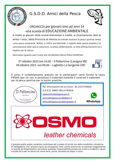 07-08 OTTOBRE 2023 PESCA CON NOI