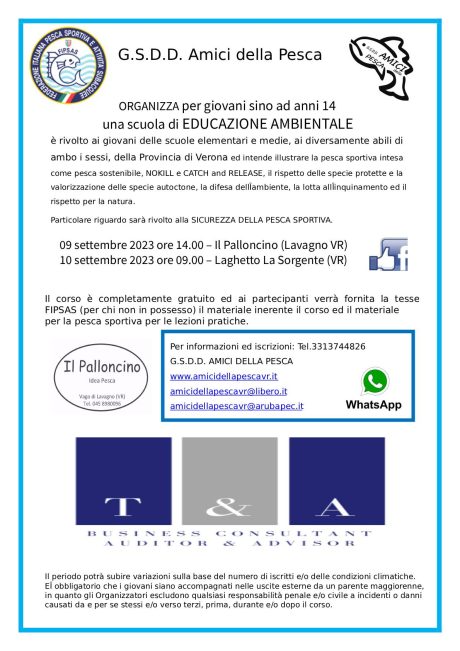 09-10 SETTEMBRE 2023 PESCA CON NOI